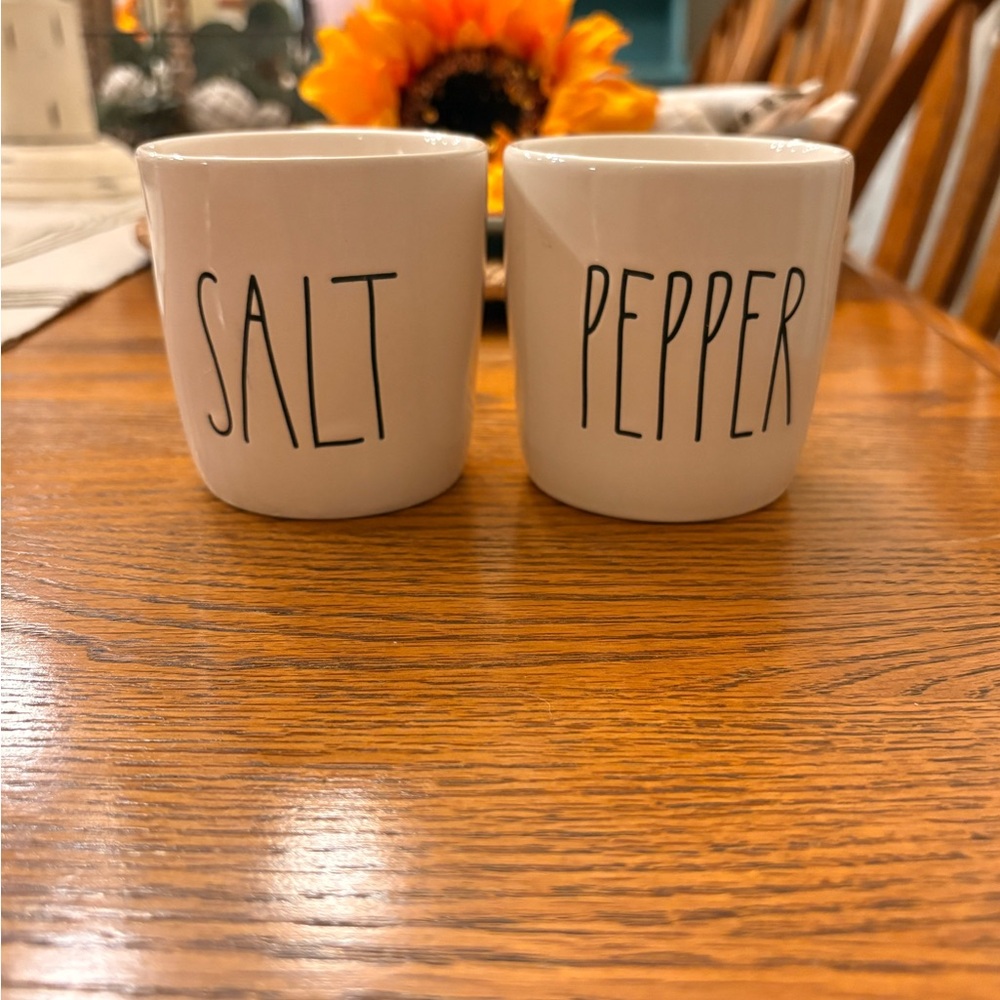 Rae Dunn Cream Salt and Pepper Shaker Set